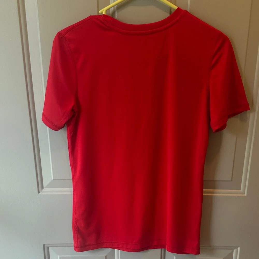 All in Motion Red Sports Graphic Tee athletic‎ material size large